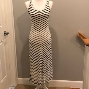 Beyond yoga striped maxi dress